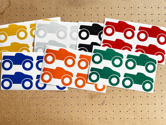 Valueviz Reflective Truck (Medium) Stickers