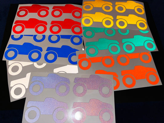 Valueviz Reflective Truck (Medium) Stickers