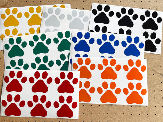 Valueviz Reflective Paw Print (Small) Stickers