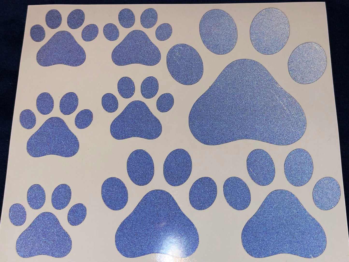 Valueviz Reflective Paw Print (Assorted) Stickers