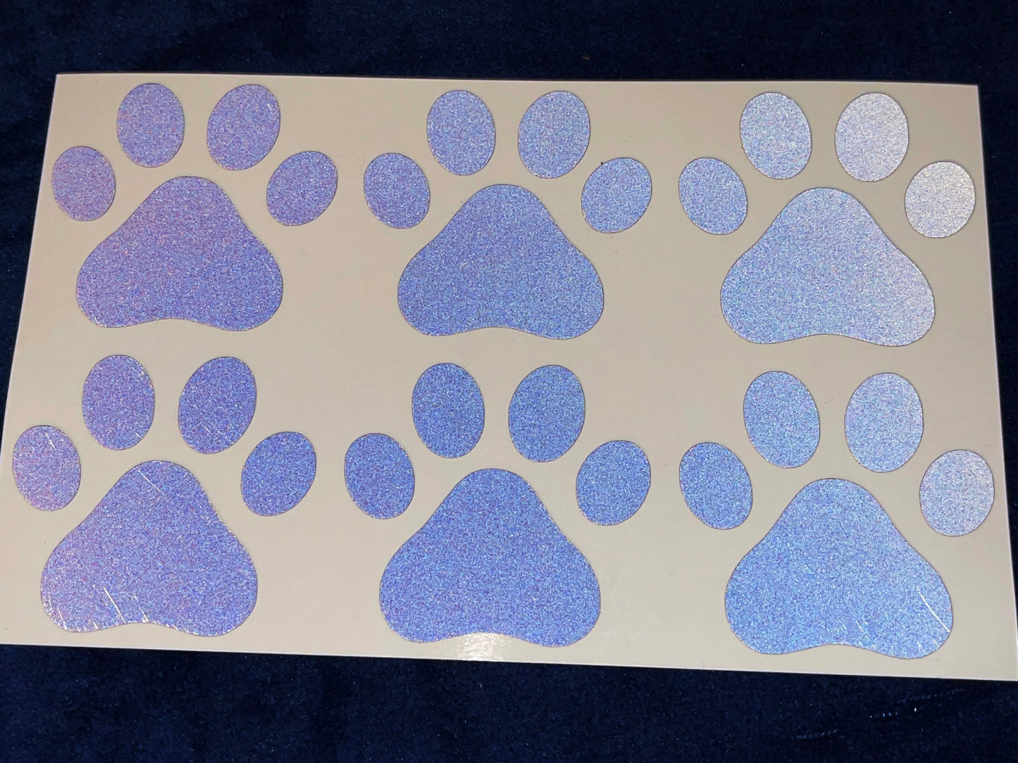 Valueviz Reflective Paw Print (Small) Stickers