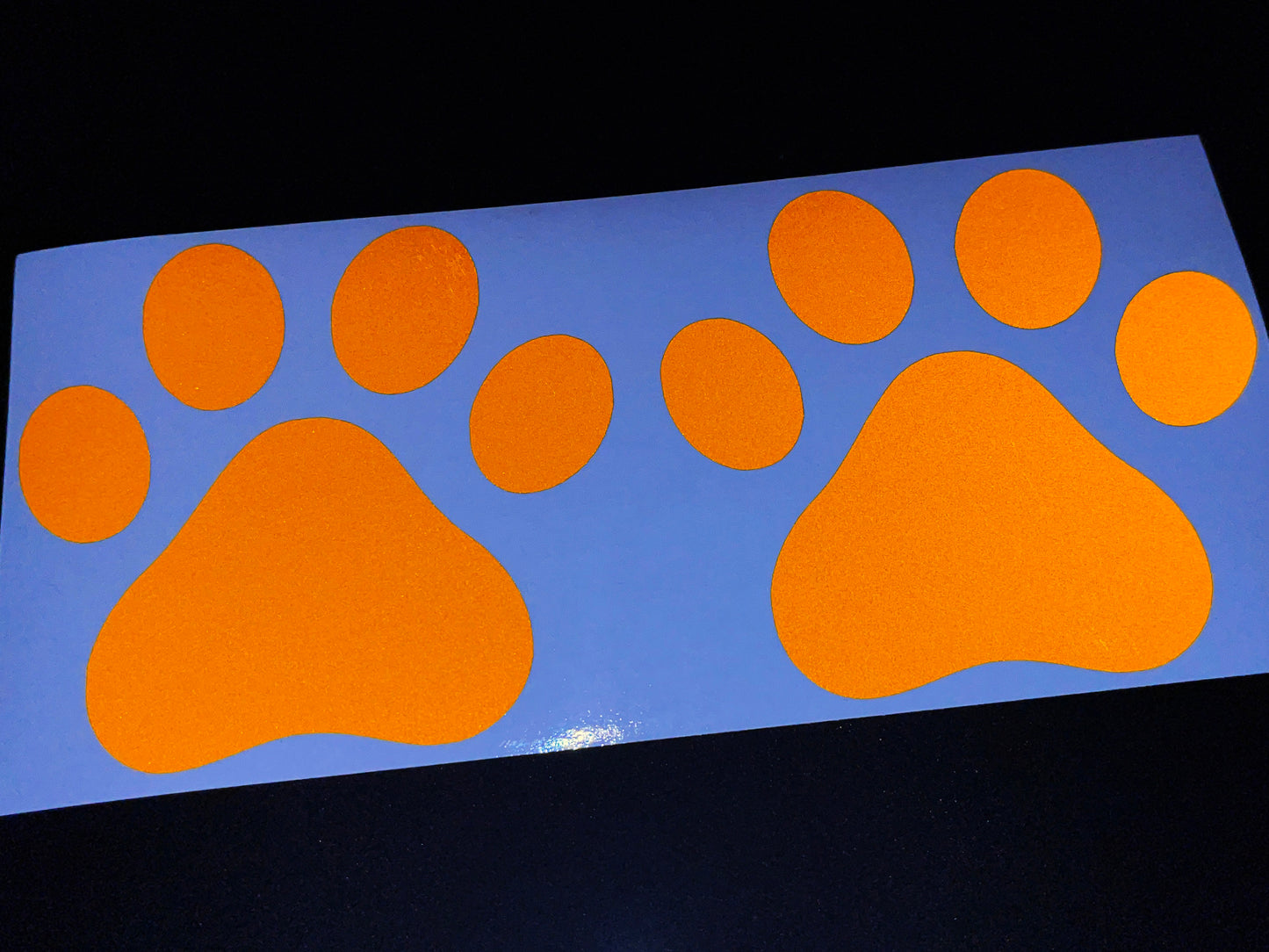 Valueviz Reflective Paw Print (Medium) Stickers