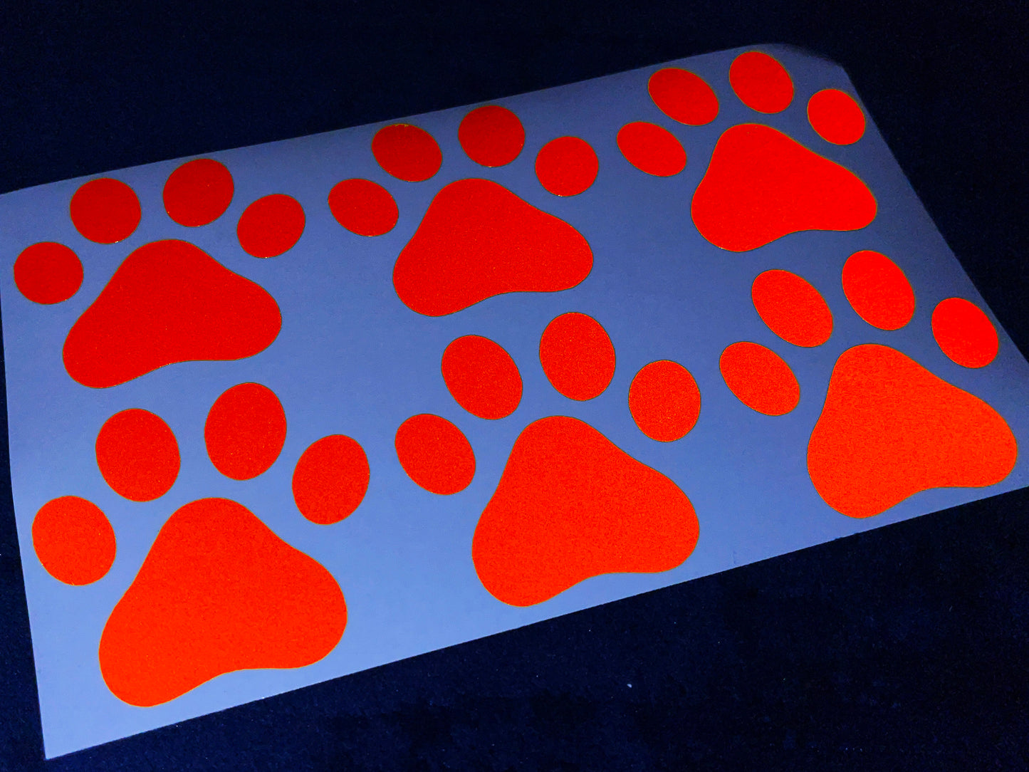 Valueviz Reflective Paw Print (Small) Stickers