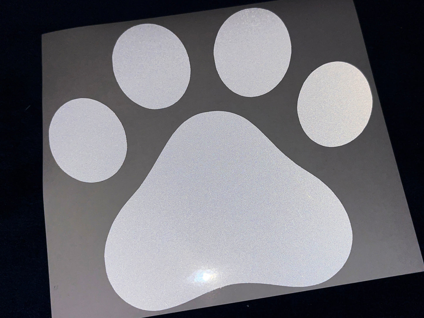 Valueviz Reflective Paw Print (Large) Stickers
