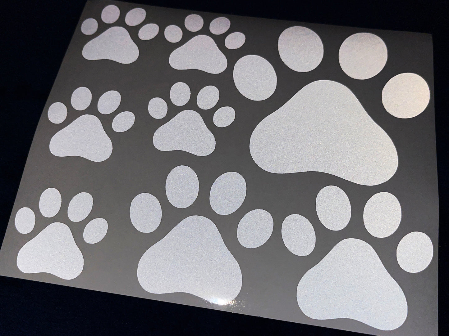 Valueviz Reflective Paw Print (Assorted) Stickers