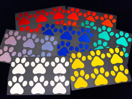 Valueviz Reflective Paw Print (Small) Stickers