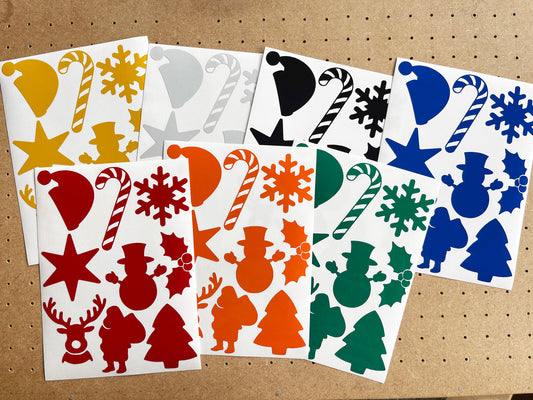 Valueviz Reflective Christmas MIX Stickers