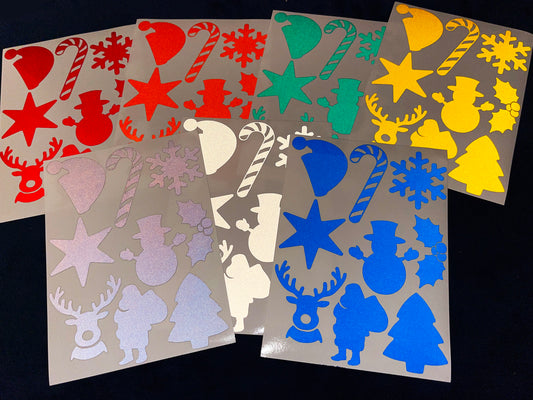 Valueviz Reflective Christmas MIX Stickers