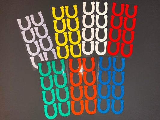 Valueviz Reflective Lucky Horseshoe (Medium) Stickers