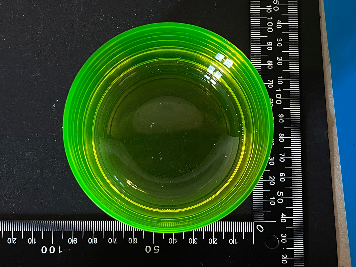 Uranium Glass Shot Whisky Tumbler