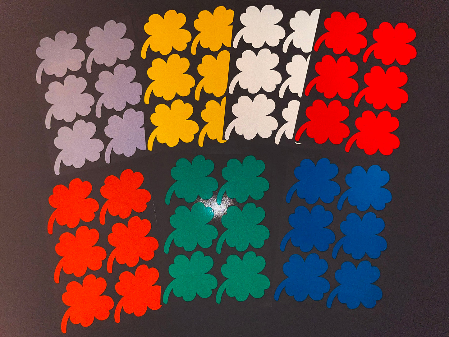Valueviz Reflective Lucky Clover (Large) Stickers