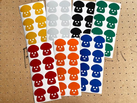 Valueviz Reflective Toadstool (Small) Stickers