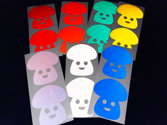 Valueviz Reflective Toadstool (Large) Stickers