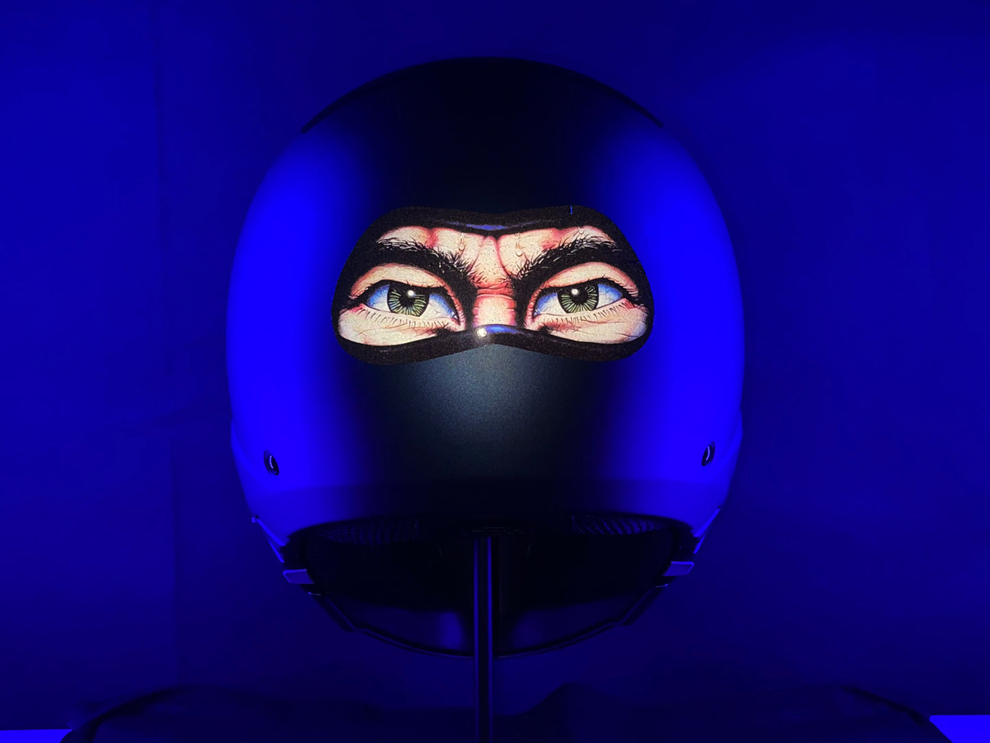 Reflective Printed NINJA Eyes (Design 3) Motorcycle Helmet Stickers