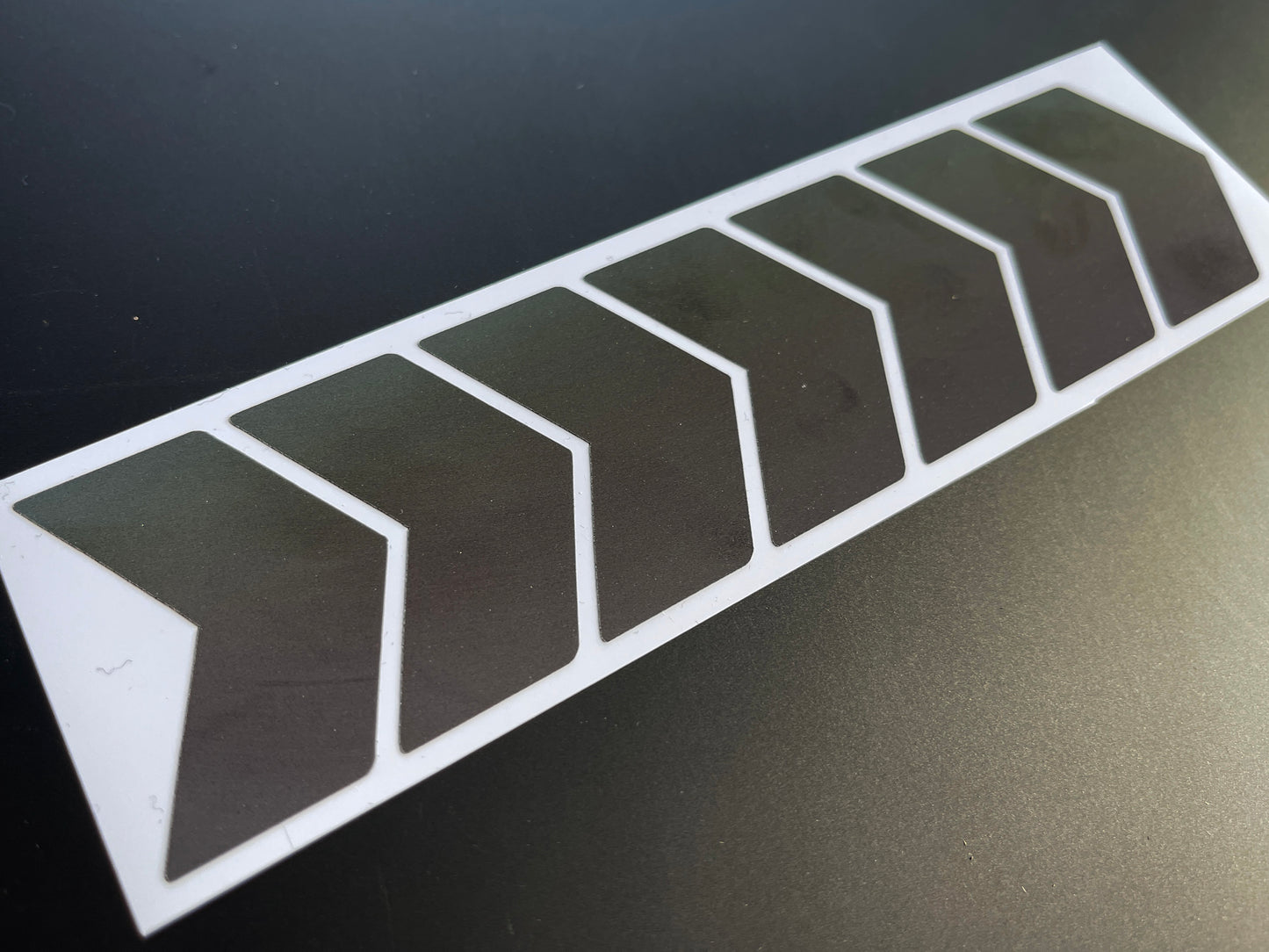 Rainbow Bright Reflective Chevron (2 Inch) Motorcycle Helmet Stickers (Copy)