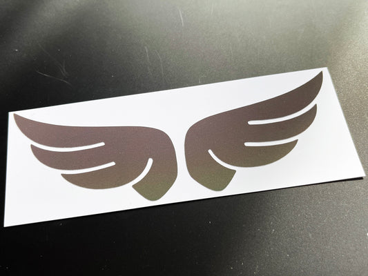 Rainbow Bright Reflective Wings Stickers (Medium)