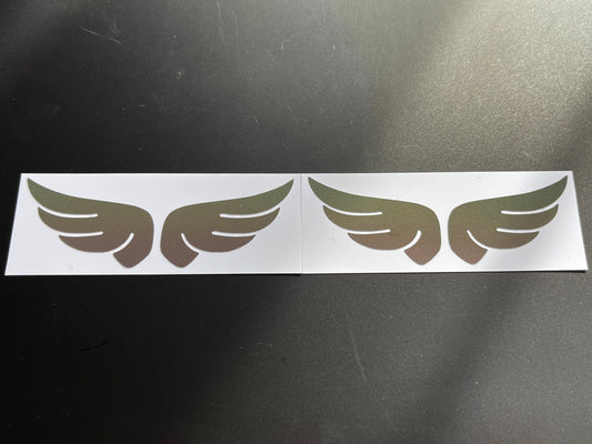 Rainbow Bright Reflective Wings Stickers (Small)