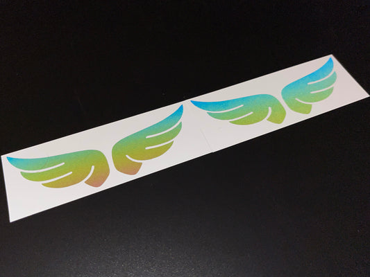 Rainbow Bright Reflective Wings Stickers (Small)