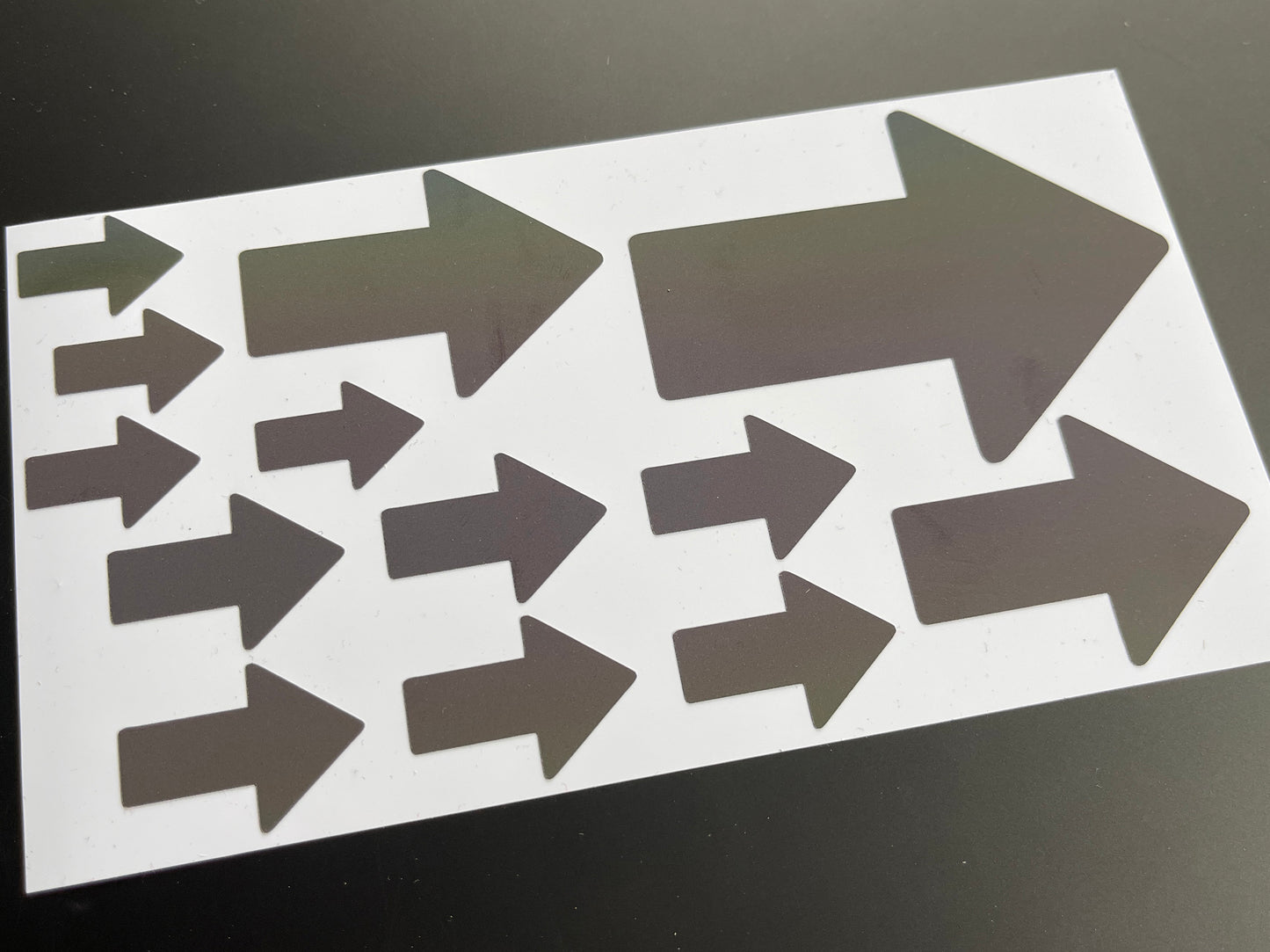 Arrow (Assorted) Reflective Rainbow Bright Bike Stickers