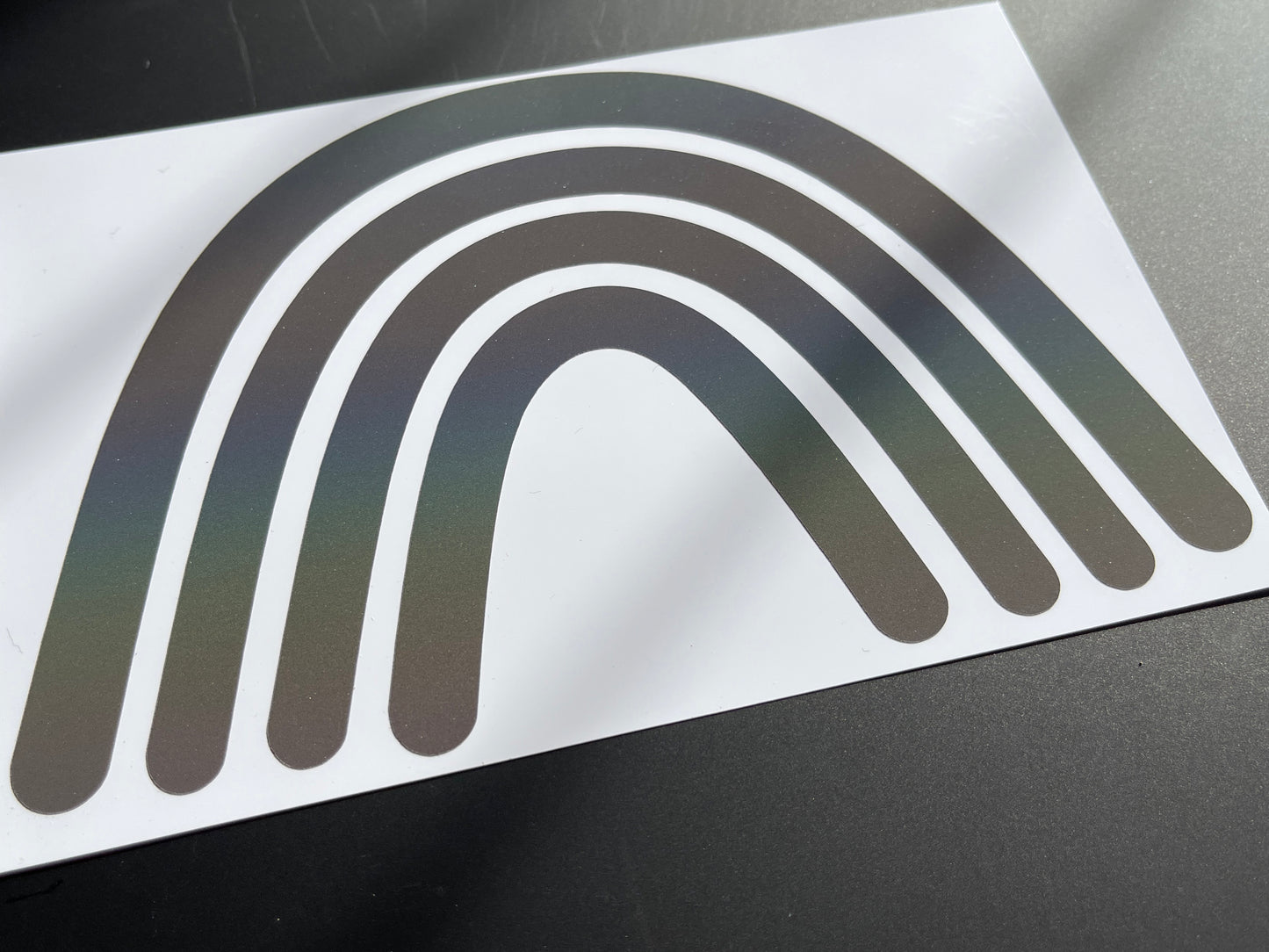 Boho Rainbow (Extra Large) Reflective Rainbow Bright Bike Stickers