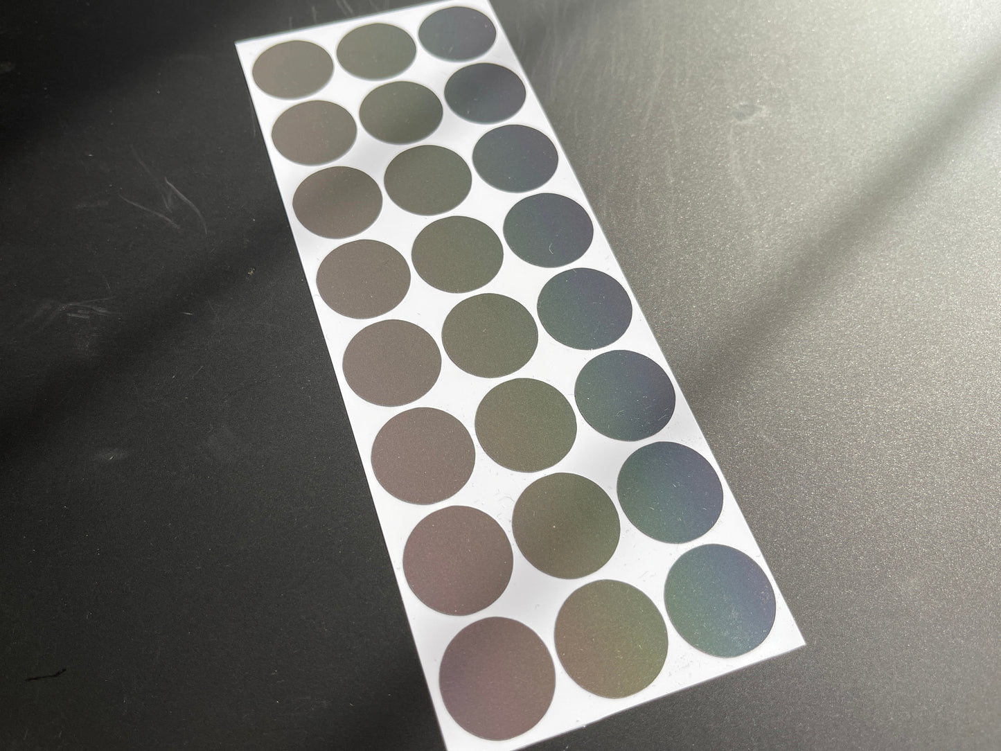 Circle (Small) Reflective Rainbow Bright Bike Stickers