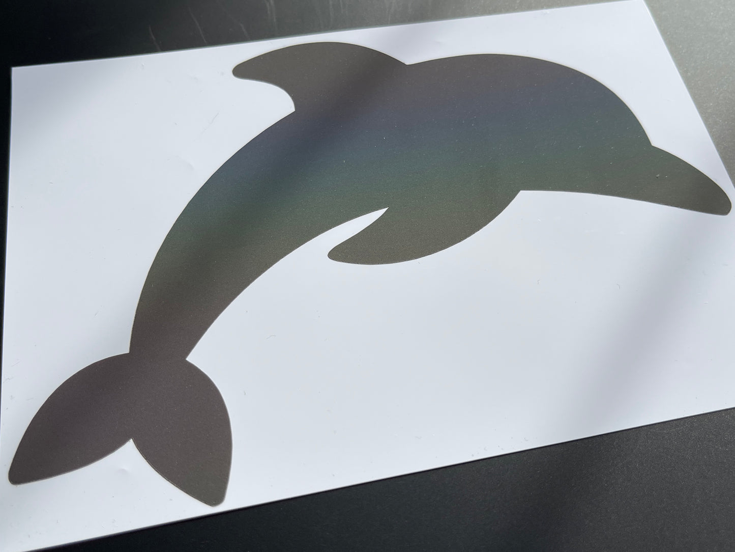 Dolphin (Extra Large) Reflective Rainbow Bright Bike Stickers