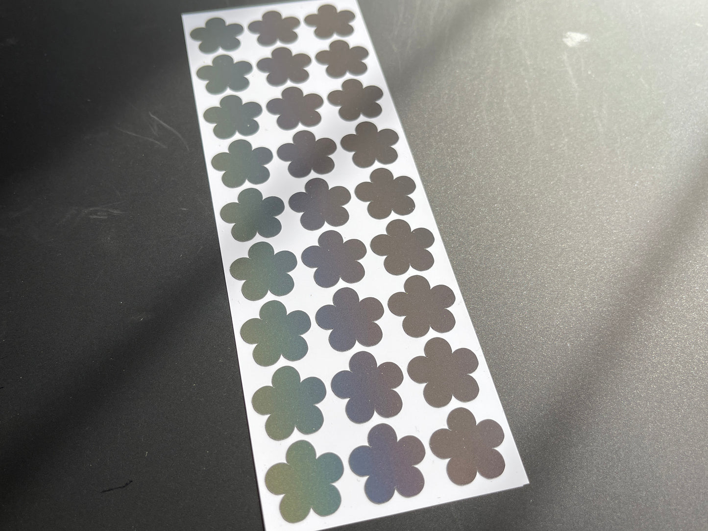 Flower (Small) Reflective Rainbow Bright Bike Stickers
