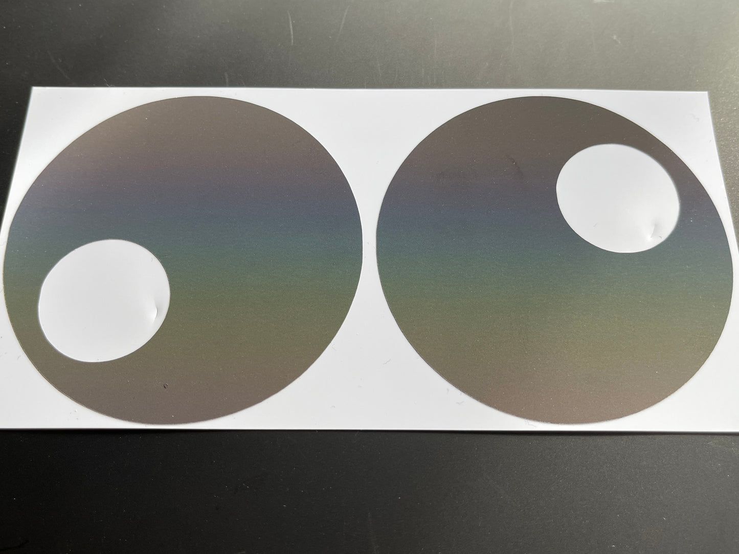 Googly Eyes (Large) Reflective Rainbow Bright Bike Stickers