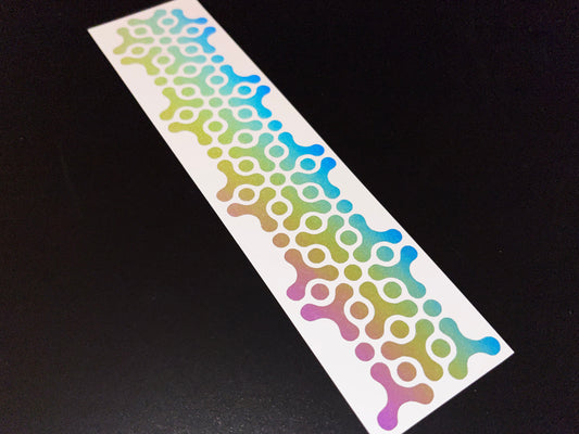 Props (Extra Small) Reflective Rainbow Bright Bike Stickers