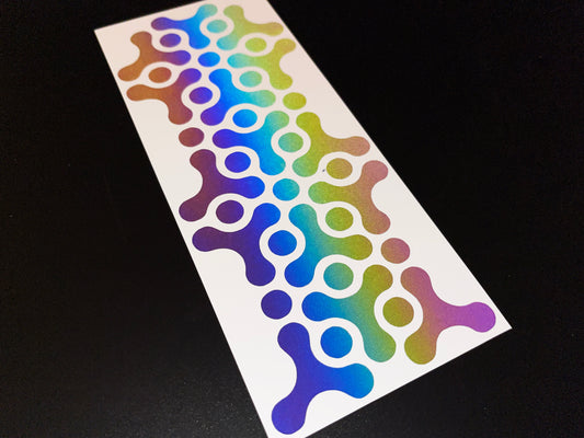 Props (Small) Reflective Rainbow Bright Bike Stickers