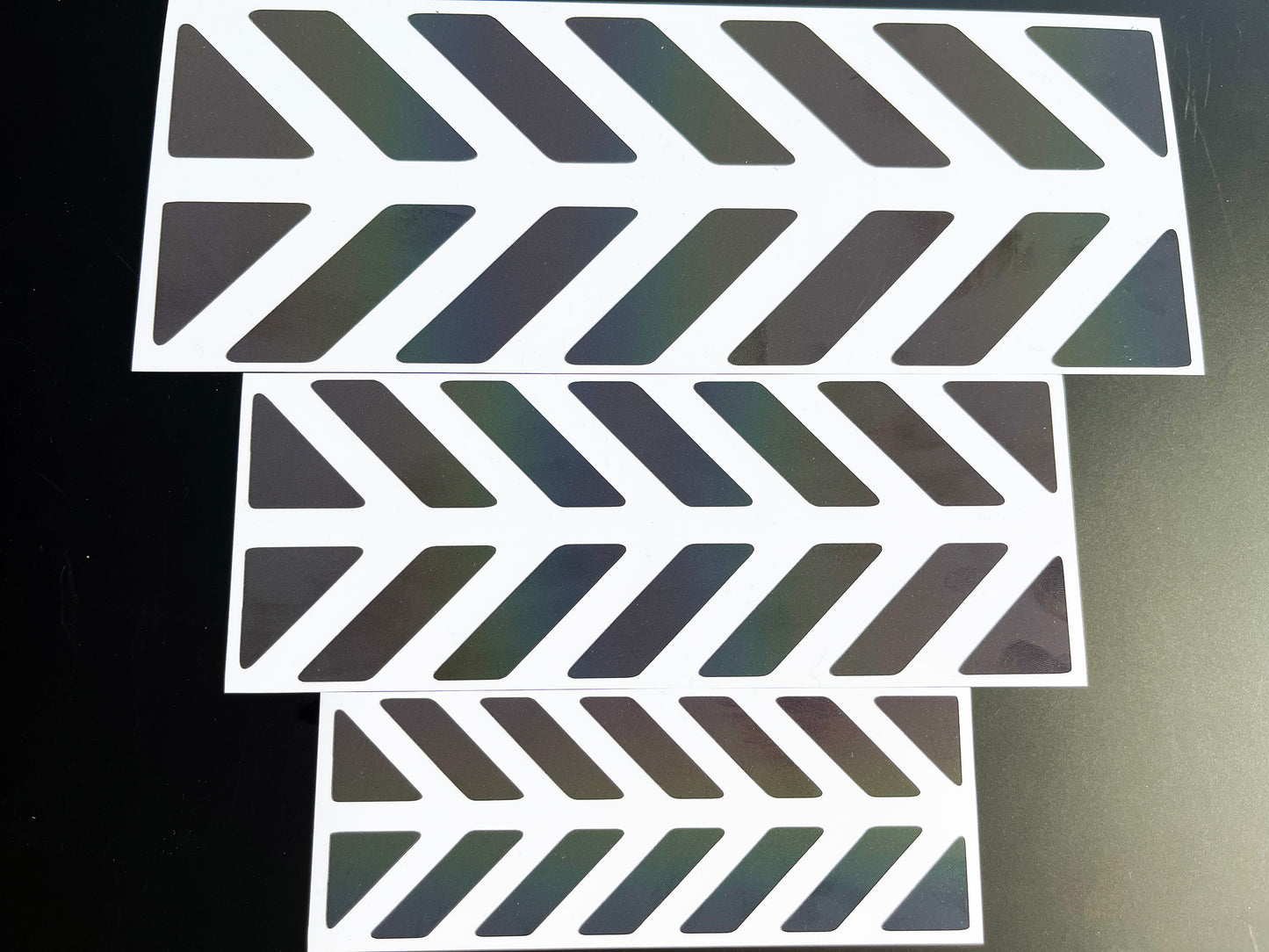 Valueviz Reflective Universal Motorcycle Pannier Chevron Stickers