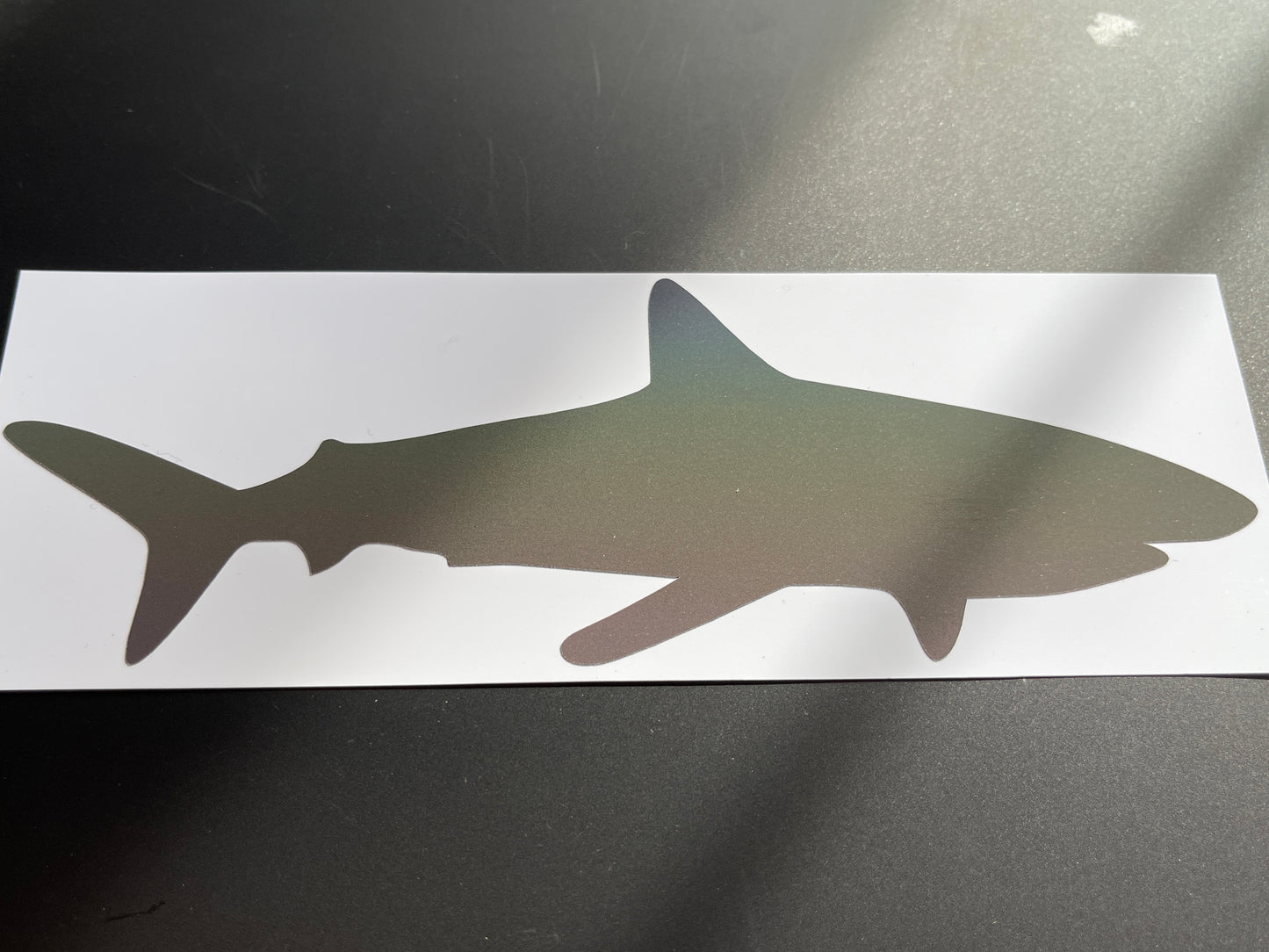 Shark (Extra Large) Reflective Rainbow Bright Bike Stickers