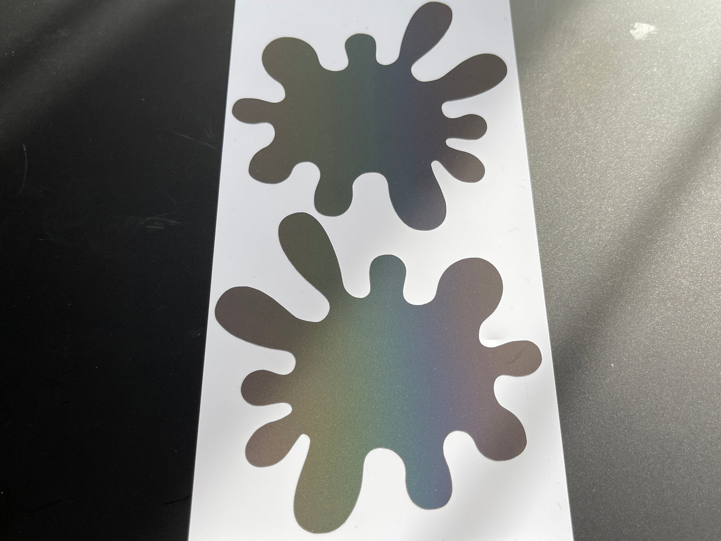 Splat Splash (Extra Large) Reflective Rainbow Bright Bike Stickers