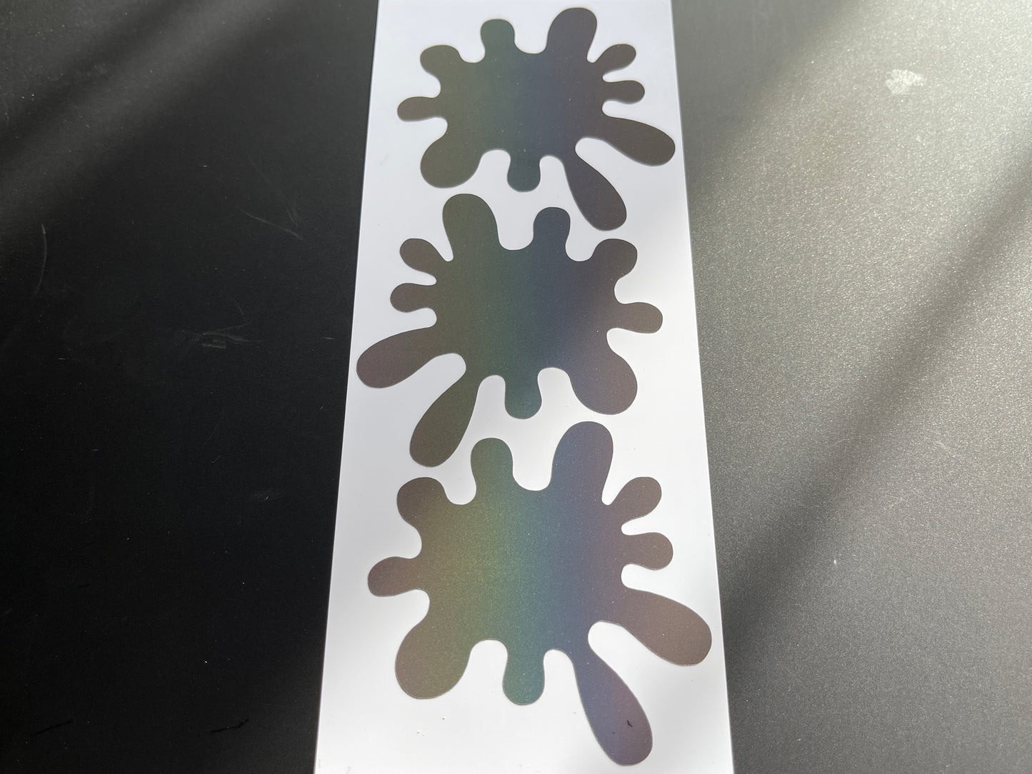 Splat Splash (Large) Reflective Rainbow Bright Bike Stickers