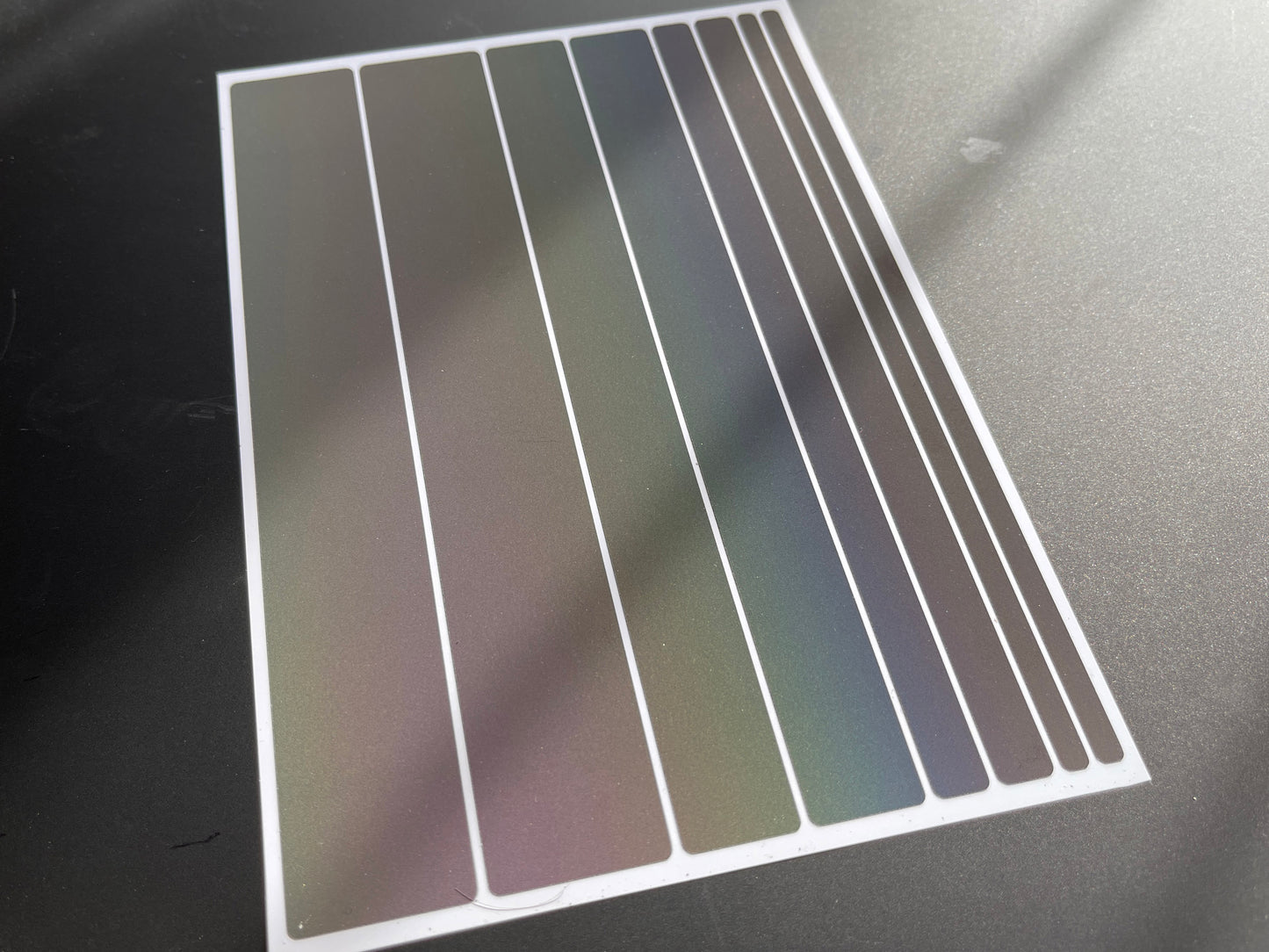 Strip (Gradient) Reflective Rainbow Bright Bike Stickers