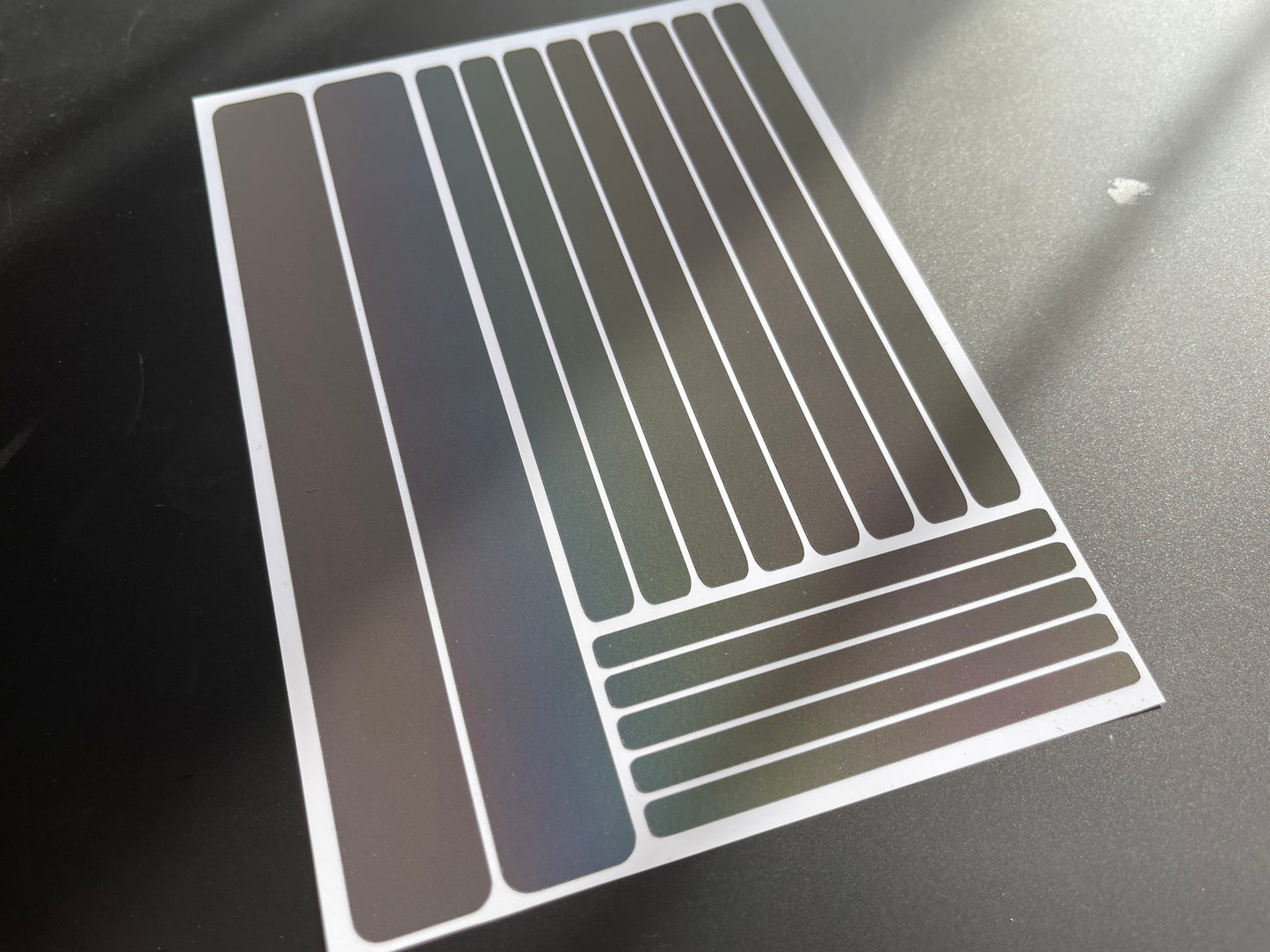 Strip (Assorted) Reflective Rainbow Bright Bike Stickers