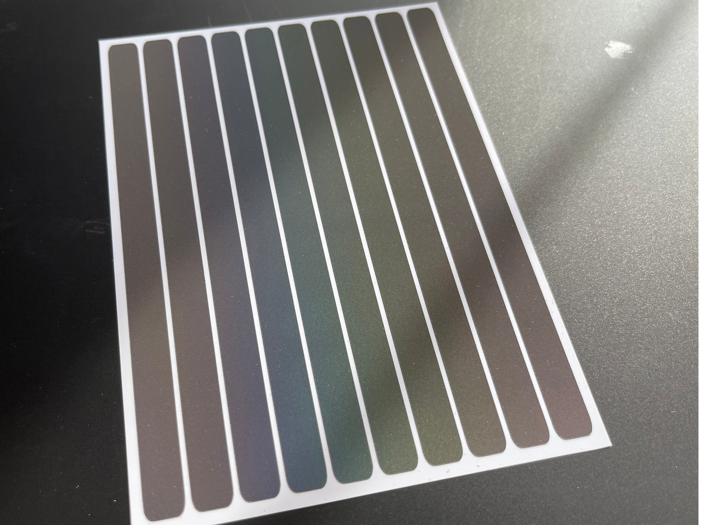 Strip Reflective Rainbow Bright Bike Stickers