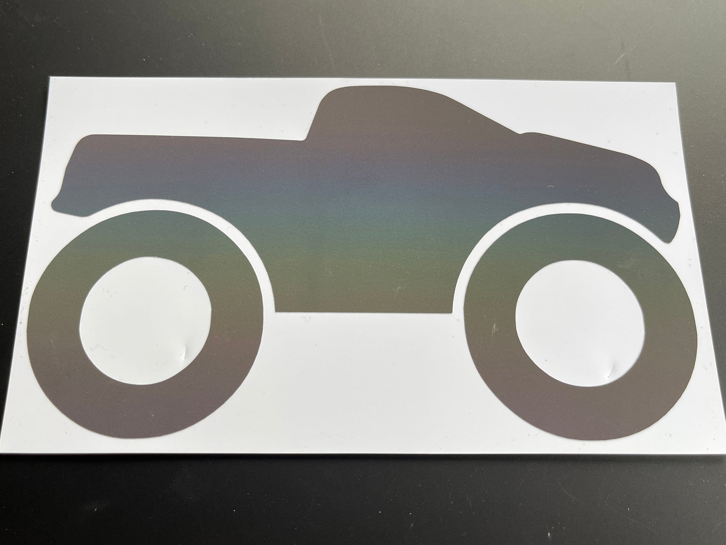 Truck (Extra Large) Reflective Rainbow Bright Bike Stickers