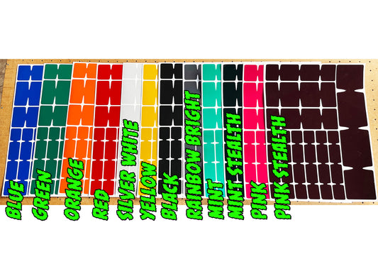 Valueviz Reflective Bike Frame Protection Wrap Stickers