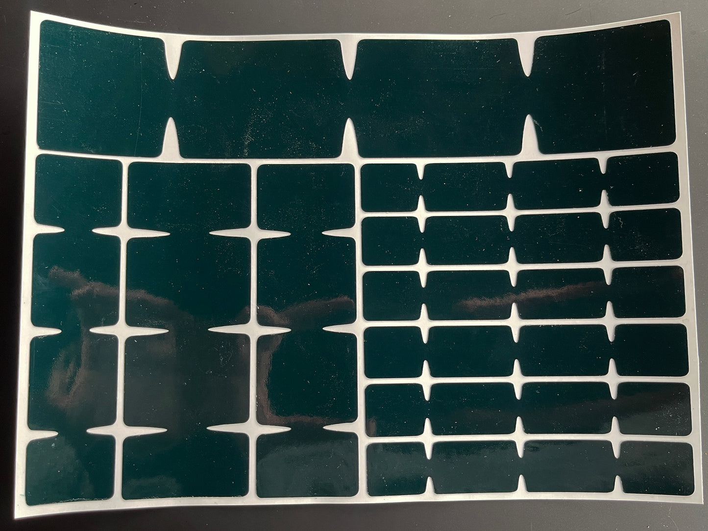 Stealth Reflective Bike Frame Protection Wrap Stickers