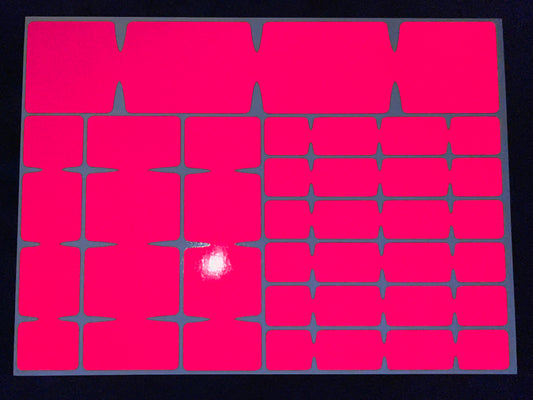 Stealth Reflective Bike Frame Protection Wrap Stickers