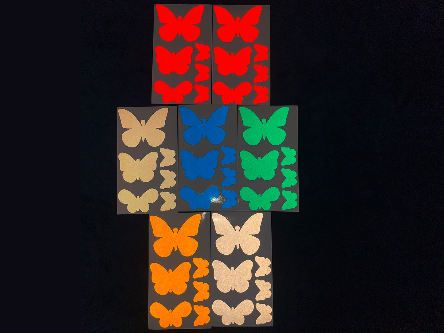 Valueviz Reflective Butterfly (Assorted) Stickers