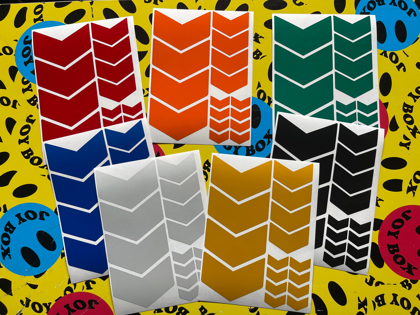 Valueviz Reflective Assorted Chevron Stickers