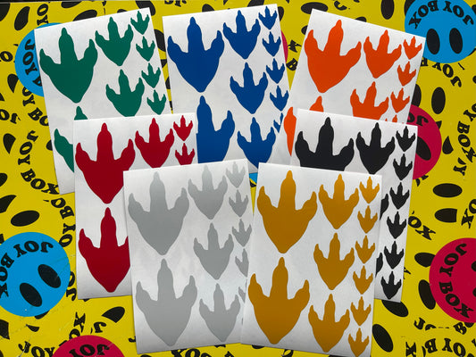 Valueviz Dinosaur Footprint (Assortment) Stickers