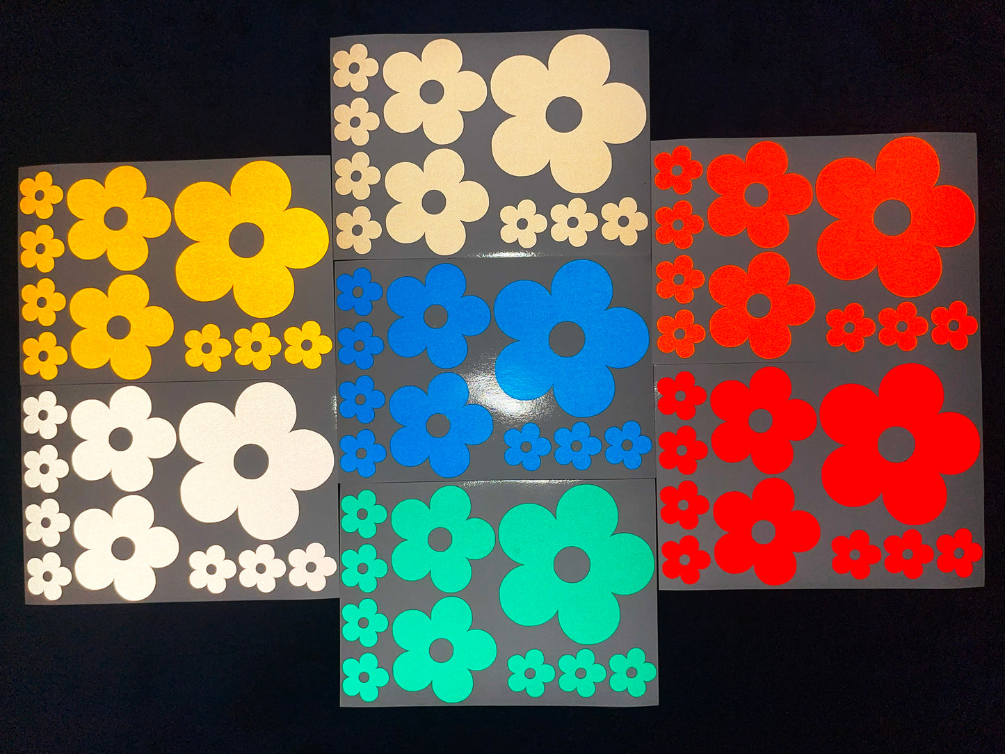 Valueviz Reflective Flower (Assorted) Stickers