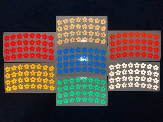 Valueviz Reflective Flower Wheel Rim Stickers