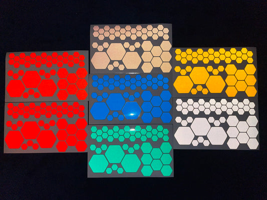 Valueviz Reflective Hexagon (Assorted) Stickers