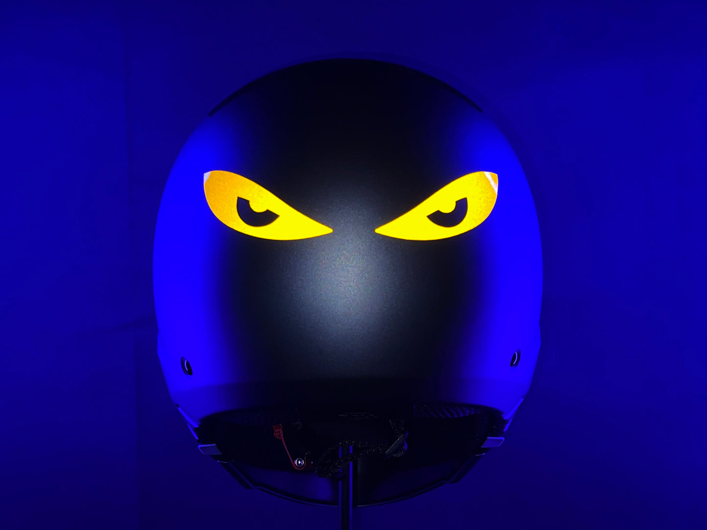 Valueviz Reflective Die Cut Evil Eyes (Design 7) Motorcycle Helmet Stickers