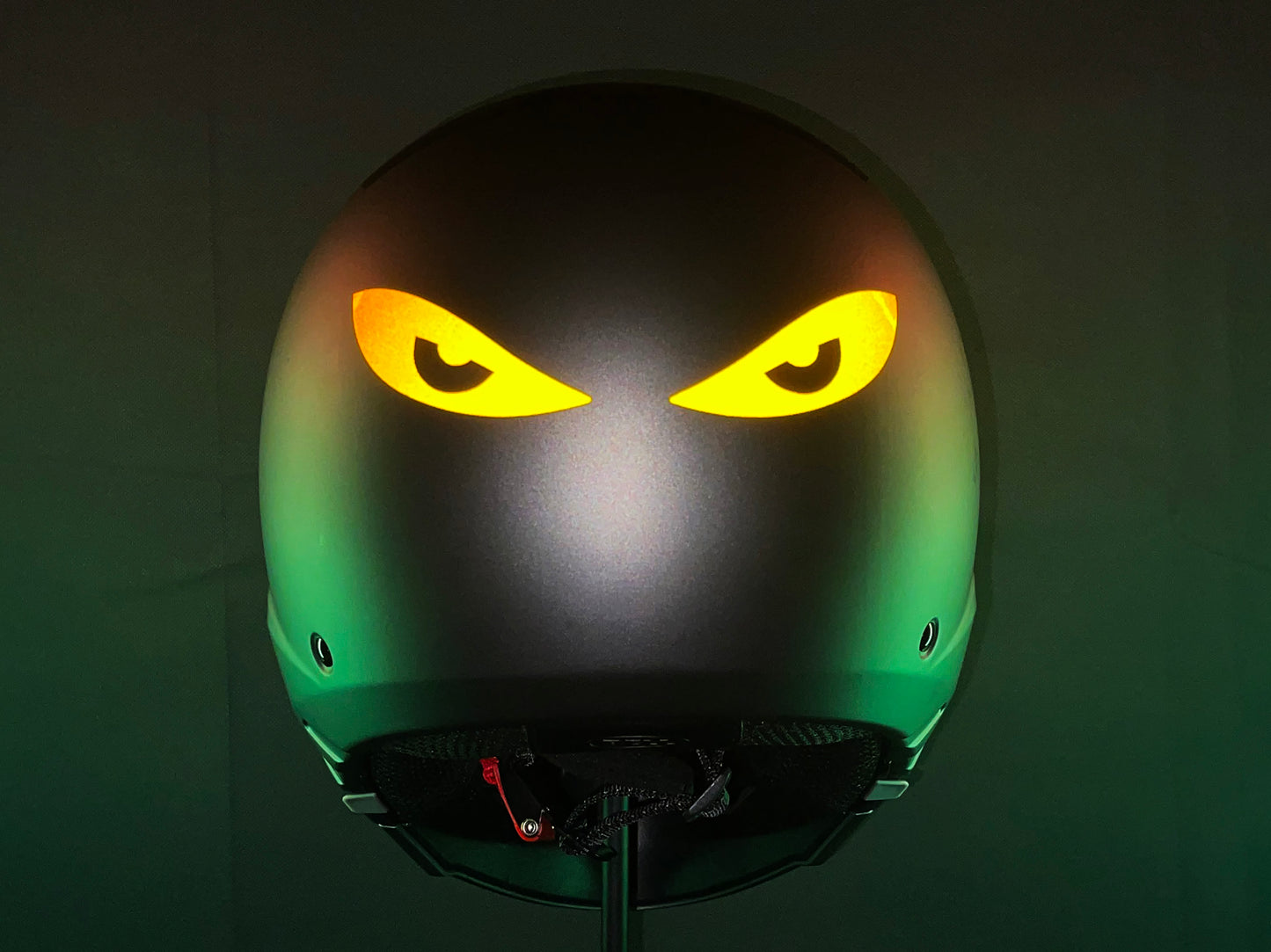 Valueviz Reflective Die Cut Evil Eyes (Design 7) Motorcycle Helmet Stickers