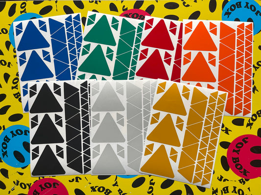 Valueviz Reflective Triangle (Assorted) Stickers